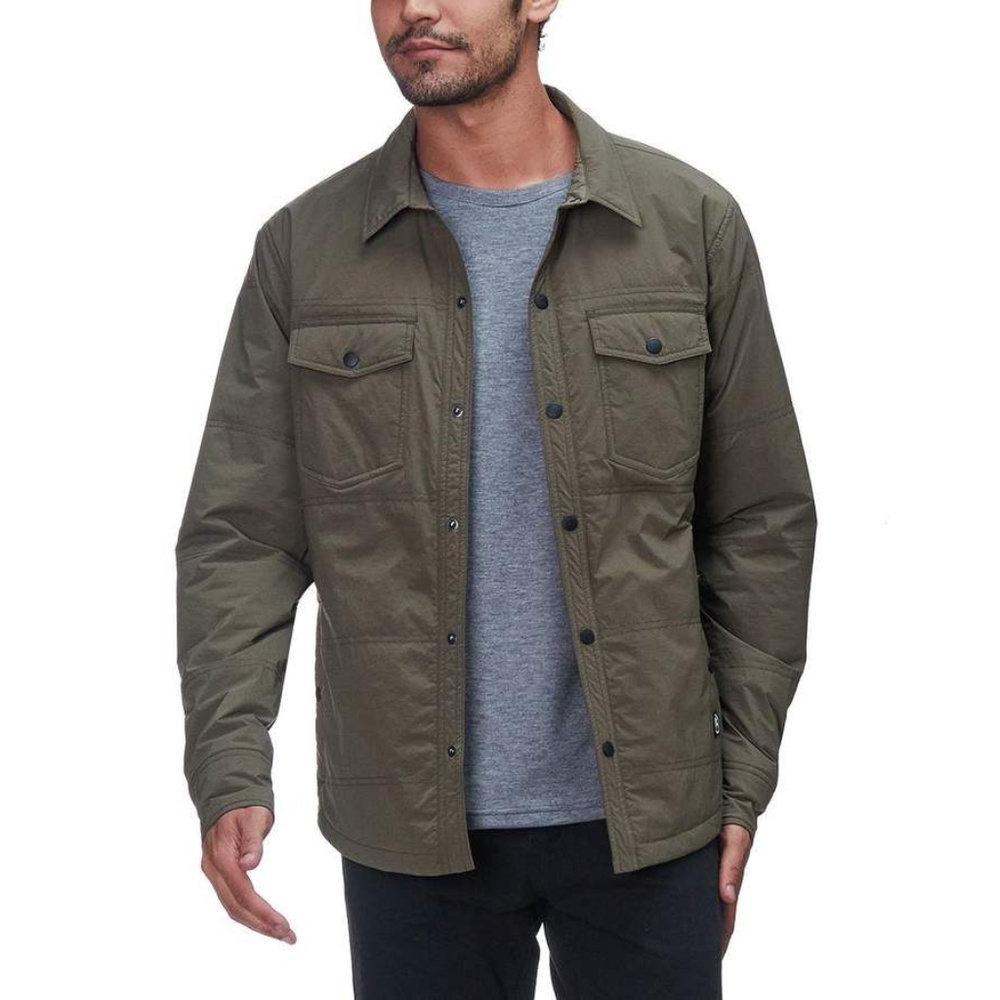 Backcountry Men's Samak Button Snap Shirt Jacket Shacket XL